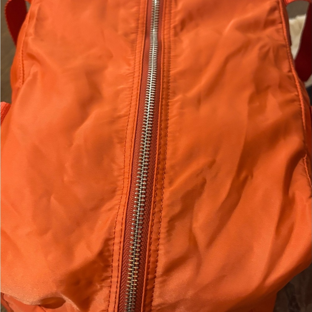 PRADA Semitracolla Vitello Vela Sport Bag - Orange   Authenticity cards included - Picture 9 of 11